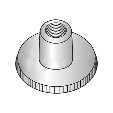 Newport Fasteners M6-1.0 Knurled Thumb Nuts/High Type/18-8 Stainless Steel , 250PK 552711